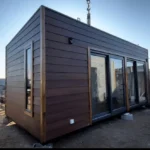 Container – Container modulare con area barbecue, 18 m²
