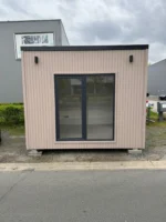 Container marittimi riconvertiti: ufficio da giardino isolato di 10,5 m² – Image 3