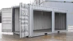 Container di stoccaggio usato da 20 piedi con porte avvolgibili – Image 3
