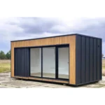Container marittimi riconvertiti – ufficio modulare di 18 m²