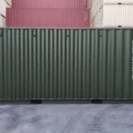 Container verde da 20 piedi