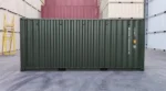 Container verde da 20 piedi