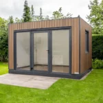 Container marittimi riconvertiti – Studio da giardino ristrutturato, 12 m²