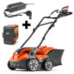 Scarificatore HUSQVARNA S138i + Batteria BLi20 + Caricabatterie QC80